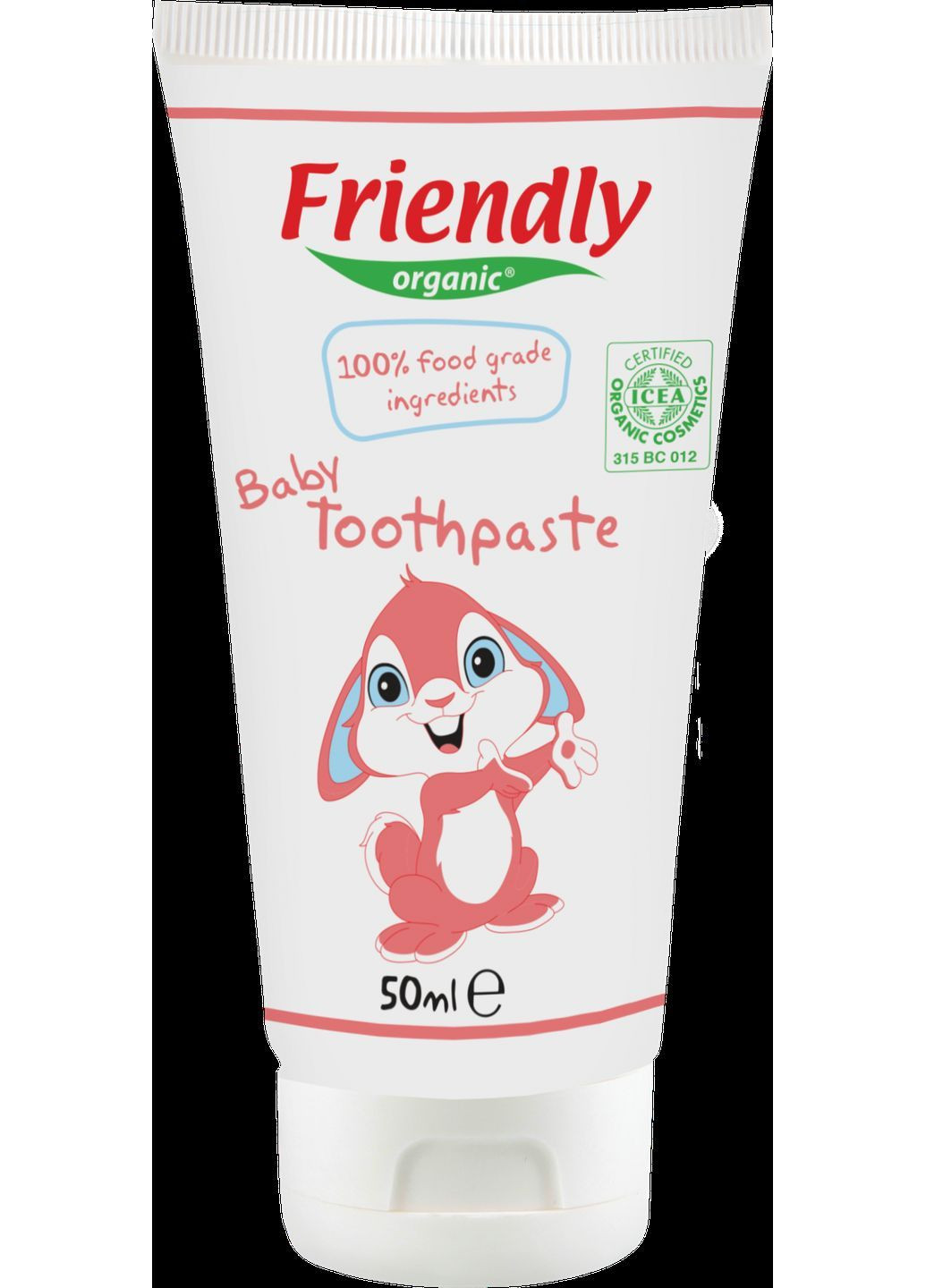 Органическая детская зубная паста Baby Toothpaste, 50 мл Friendly Organic 8680088181727 (362617226)