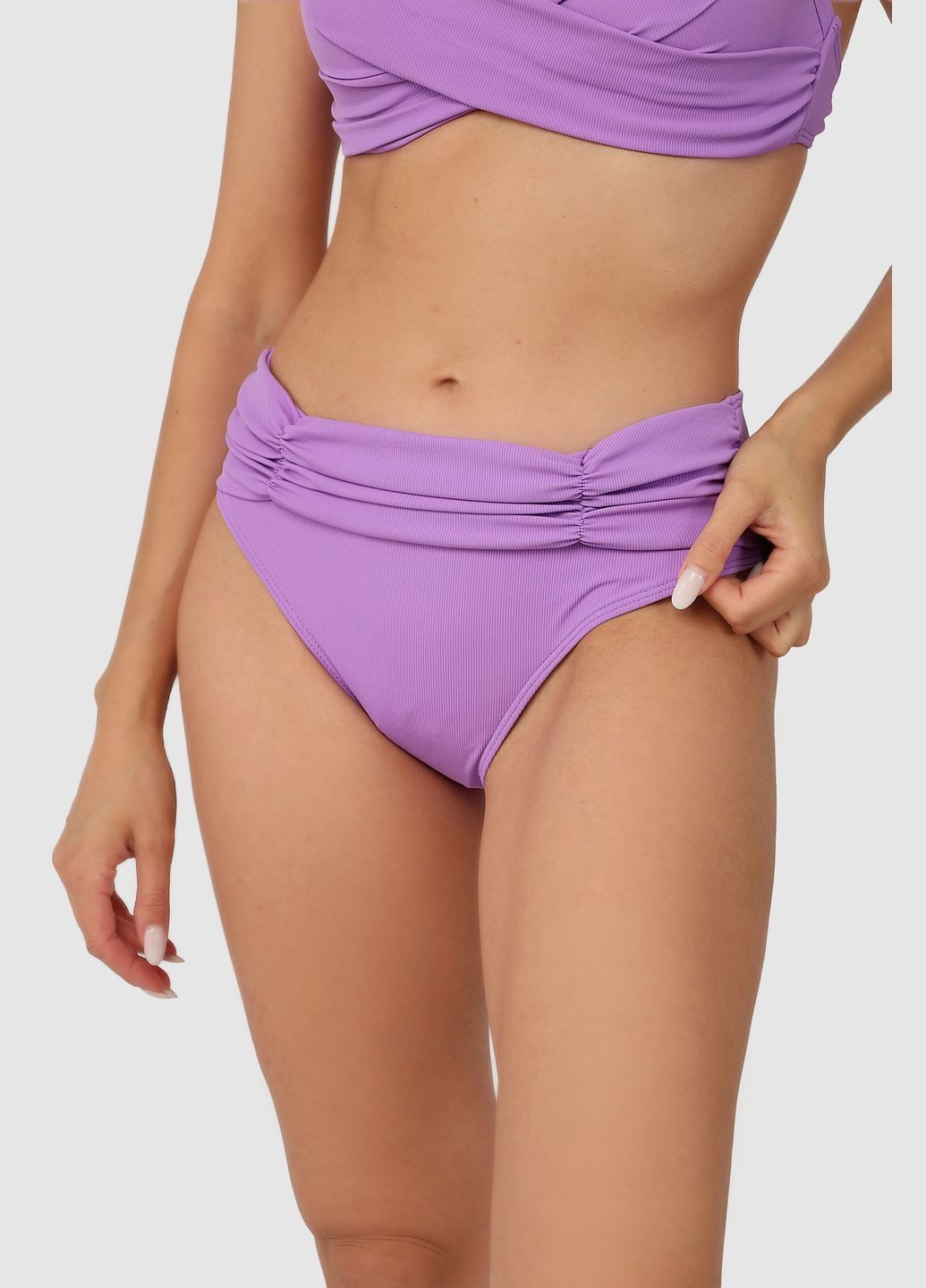 Лиловый летний плавки женские цвет лиловый цб-00273035 Julla