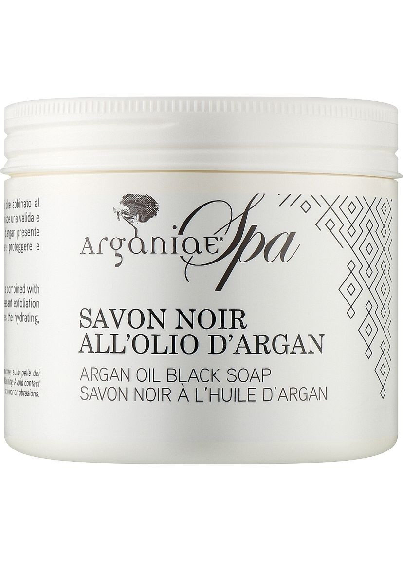 Натуральне чорне оливкове мило "Арганова олія" Spa Argan Oil Black Soap * 500g (1369669-15735805) Arganiae (368623873)