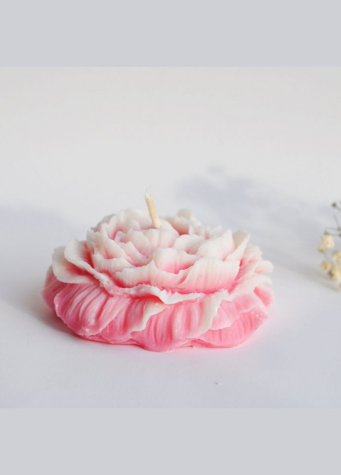 Формова свічка ручної роботи із соєвого воску "Півонія" SP2416, 80 г Spokiy (316034434)