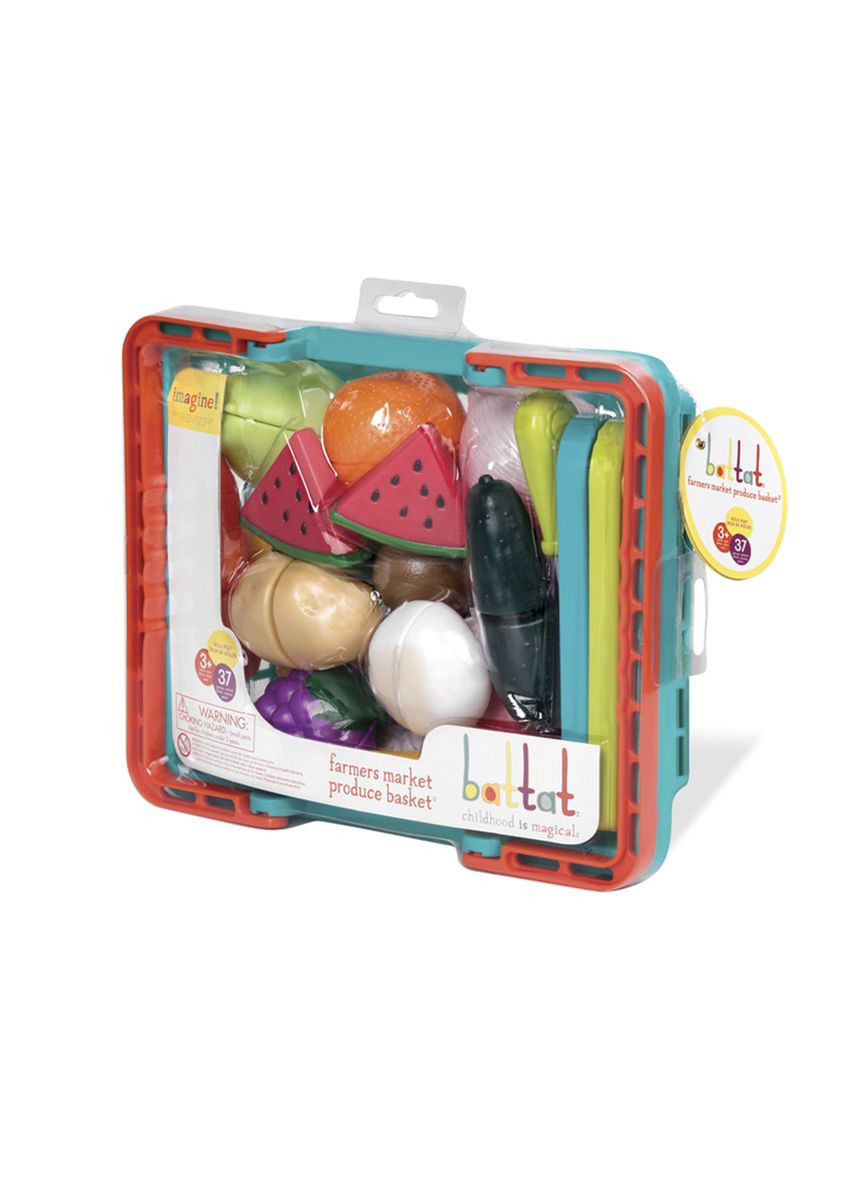 Игровой набор для двоих - ОВОЩИ-ФРУКТЫ НА ЛИПУЧКАХ Battat Lite (339781261)
