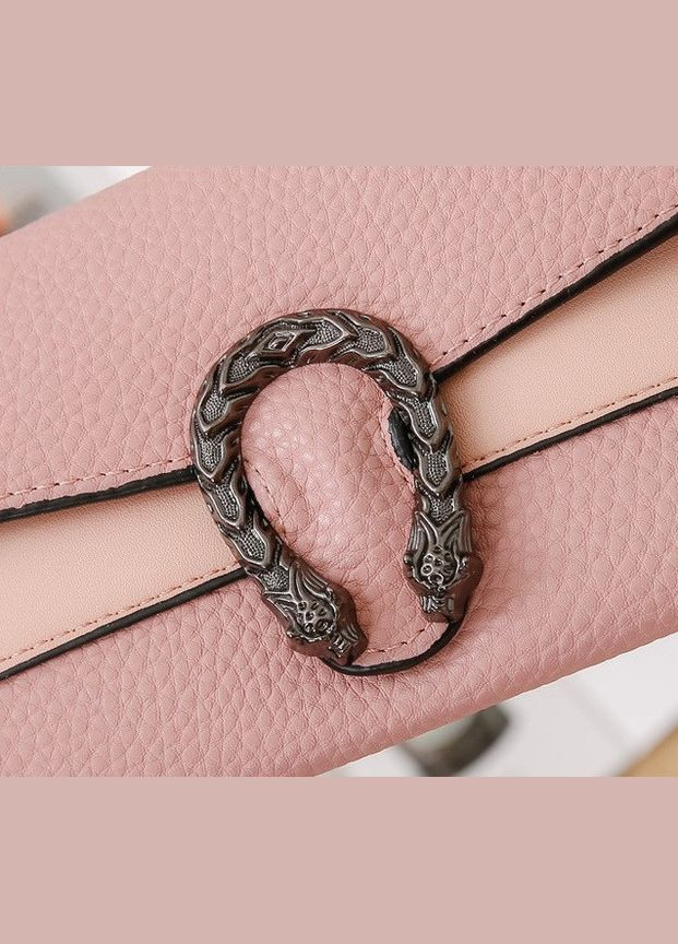 Женский кошелек клатч экокожа Розовый No Brand (299313943)