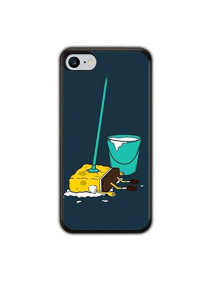 Чехол для Apple Iphone 7 Губка боб Черный No Brand (302084608)