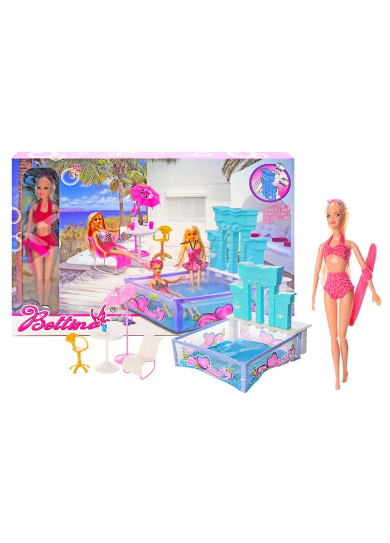 Игрушка Лялька с бассейном в коробке 66867г.53,5*6*36,5см. No Brand (362439044)