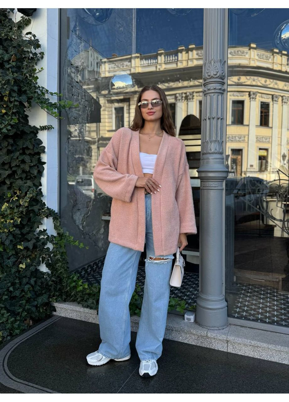 Розовый кардиган Osoblyva