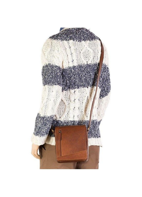 Мужская кожаная сумка Messenger Bag A5 Black (S7 BLK) Visconti (326055598)