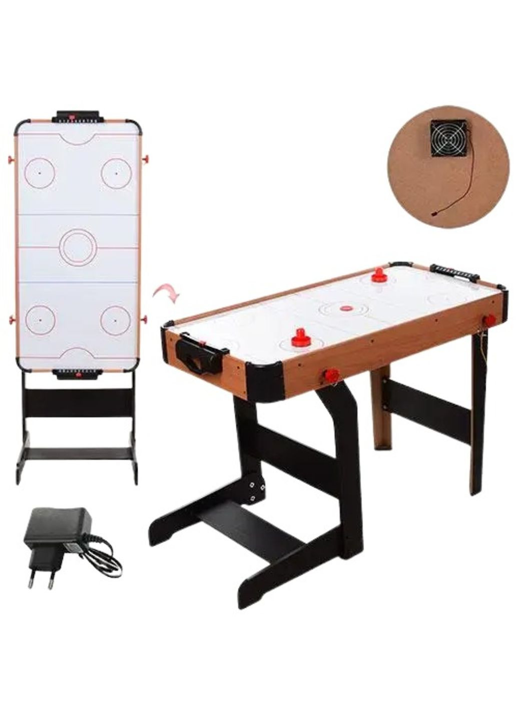 Аерохокей 20168T повітряний, дерев'яний, на ніжках 101-51-68 см Metr+ (361019984)