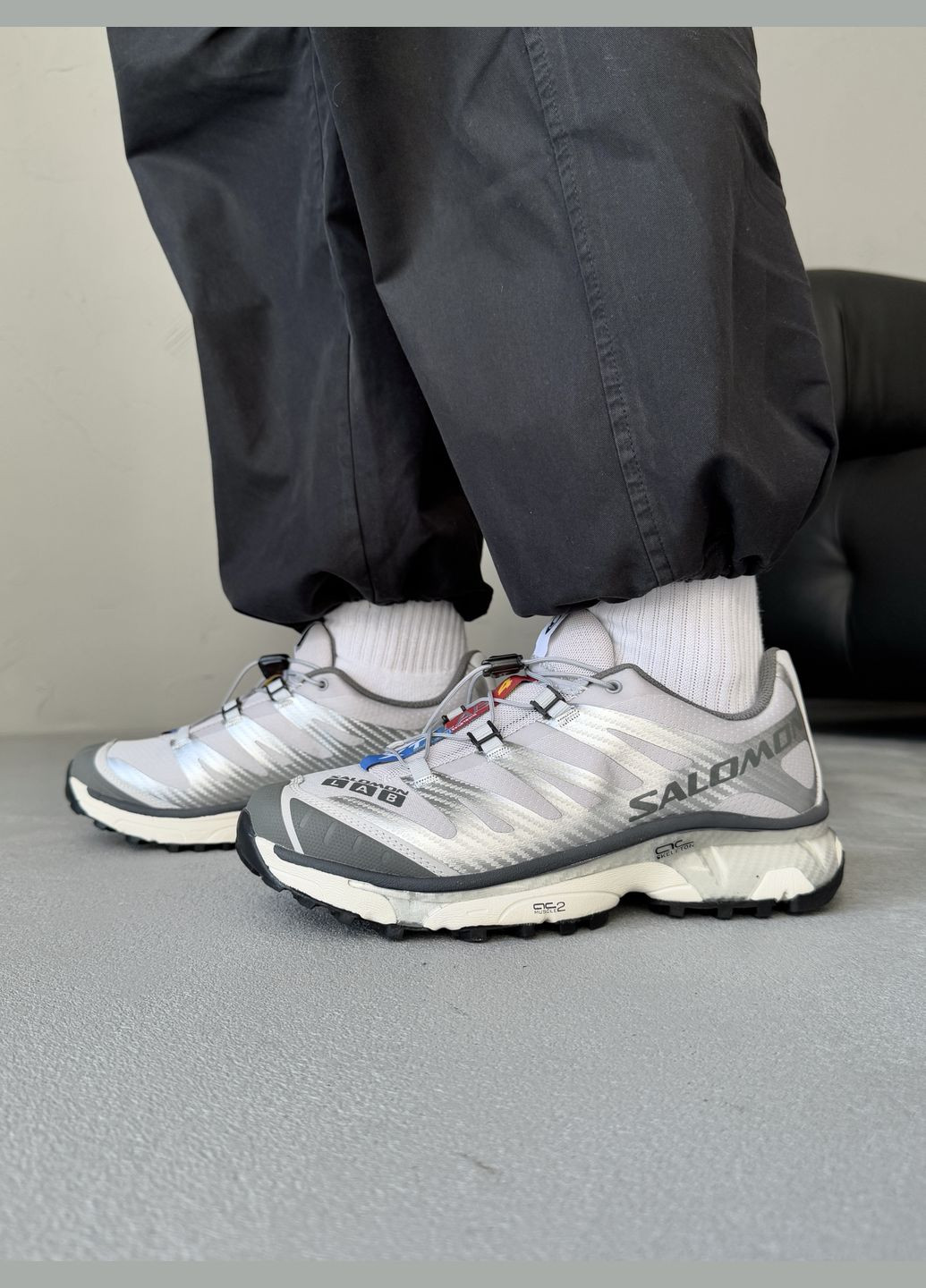Срібні Осінні кросівки чоловічі salomon xt-4 advanced silver | саломон хт-4 срібні No Brand