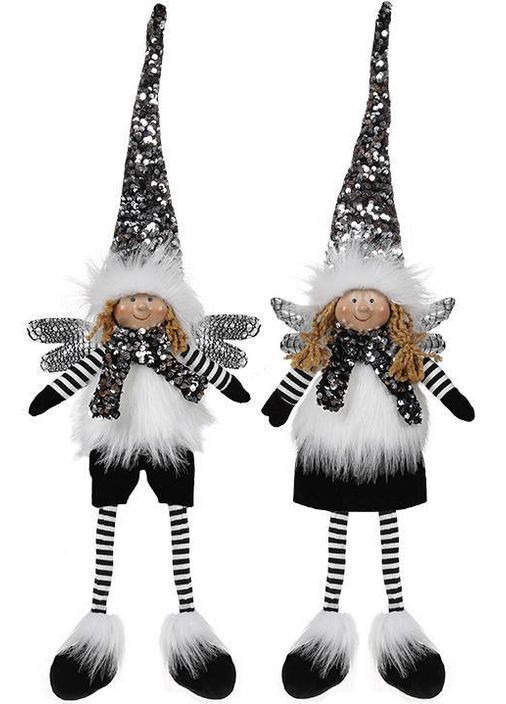 Мягкая игрушка «Ангел Black&White» 16х10х65см, сидячий Bona (329893146)