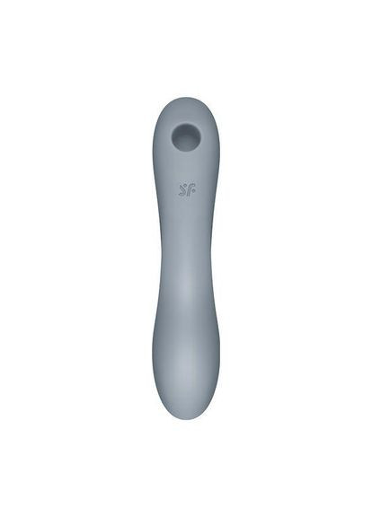 Вакуумний стимулятор з вібрацією Satisfyer Curvy Trinity 3 BlueGrey No Brand (366877266)