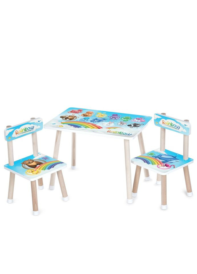 Дитячий Столик M 501-2 стільниця 60 х 40 см, 2 стільчики Bambi (334161109)