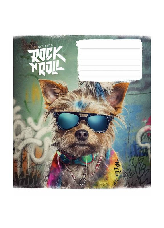 Тетрадь 24 л. клетка " " / Rock Star (360546260)