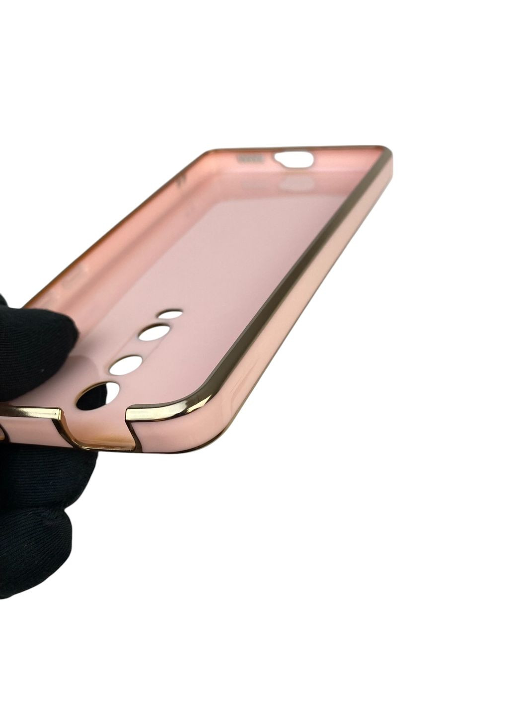 Чохол для K20 з кільцем-підставкою із золотою окантовкою на сяомі к20 пудровий gs1 Xiaomi (366236654)