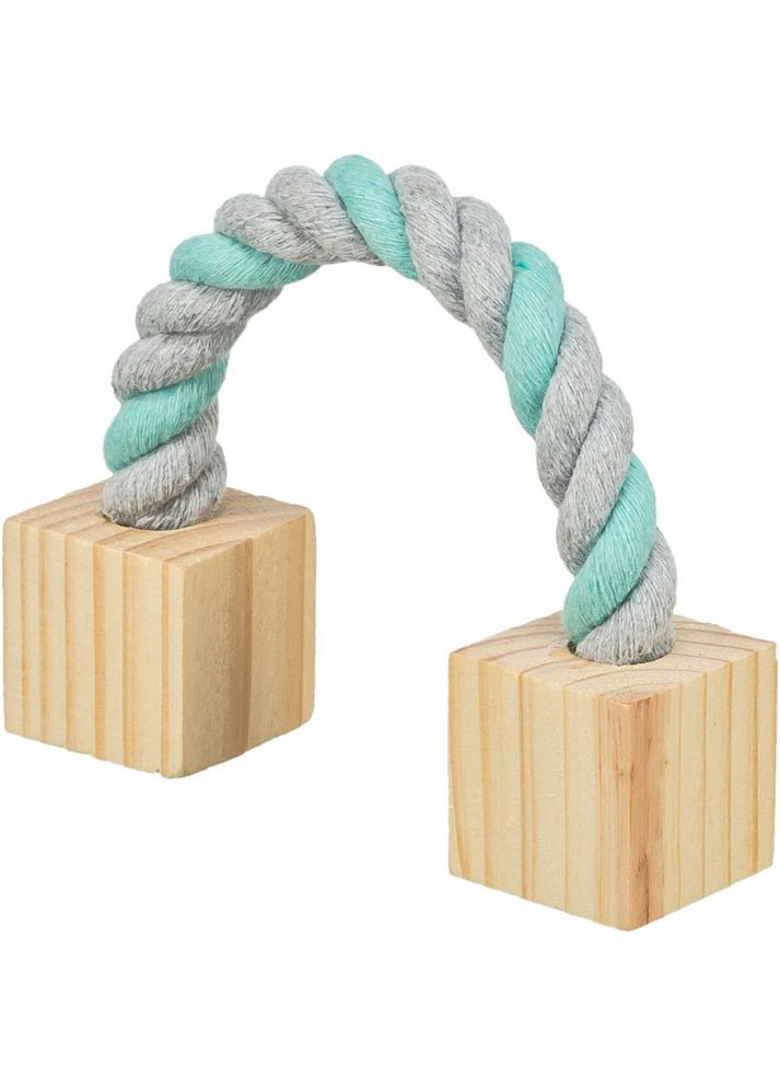 Іграшка для гризунів Канат з блоками дерево 20 см Trixie (355255875)