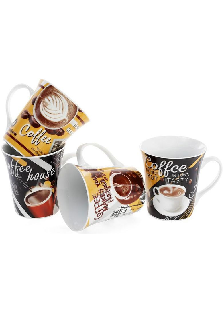 Кружка порцелянова "Coffee makes you friendly" 375мл Bona (372170776)