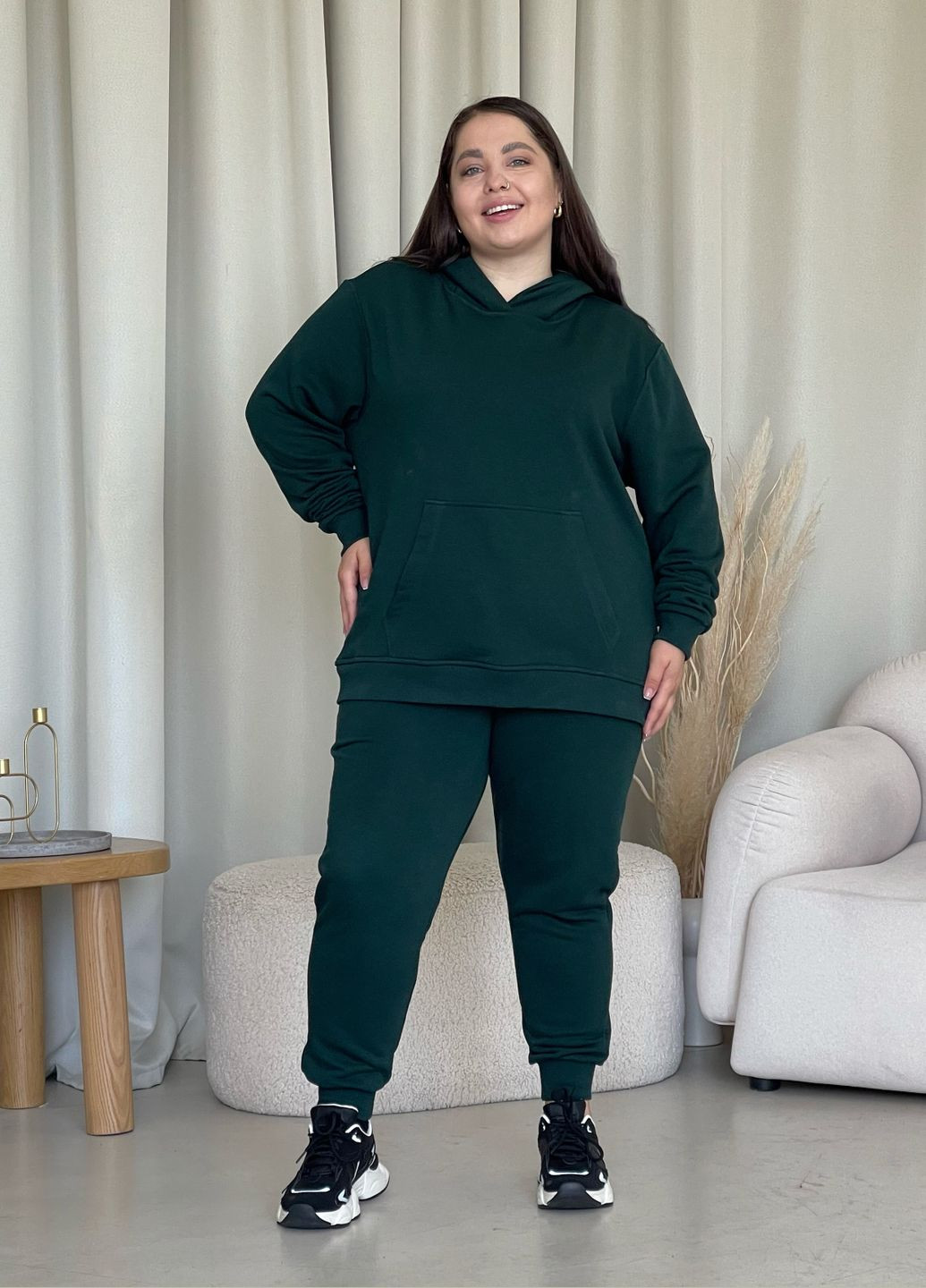 Женские демисезонные спортивные штаны из турецкой трехнитки-диагональ Merlini Сансіро (303988927)