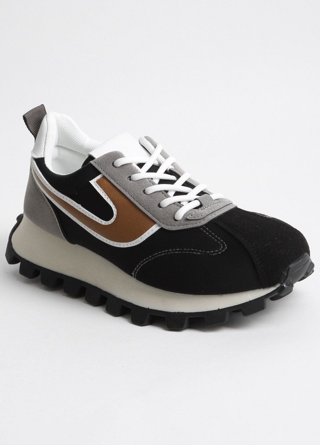 Кросівки жіночі 340586 Fashion чорні демісезони (328559847)