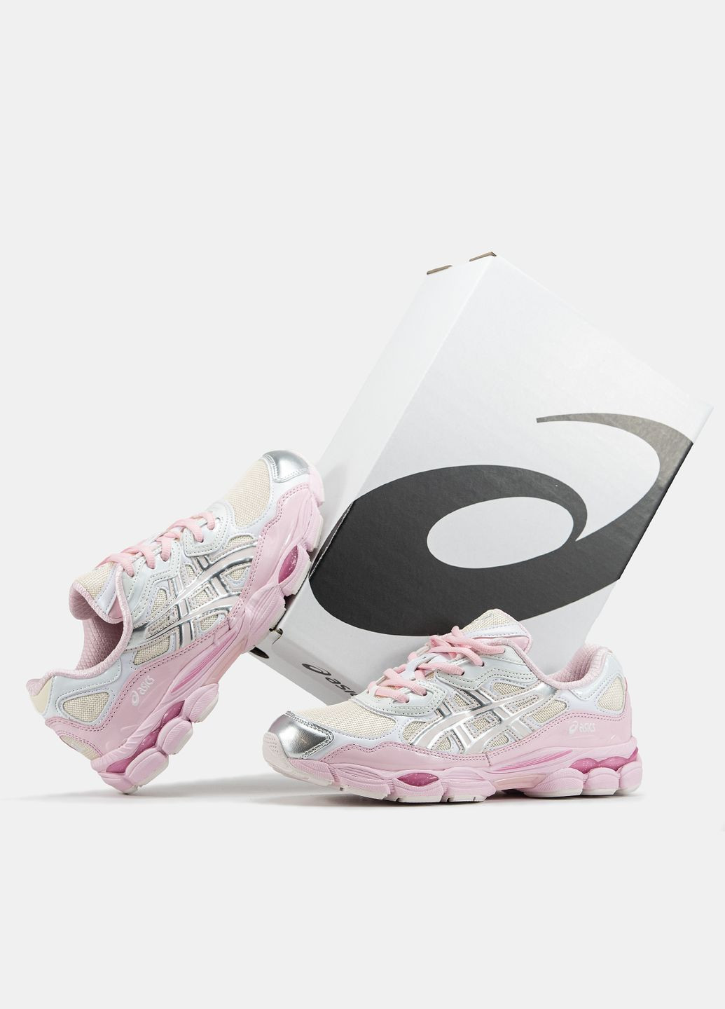 Кросівки жіночі Asics Gel-NYC pink beige | Асікс Гель-НЮК рожеві демісезони (316706188)