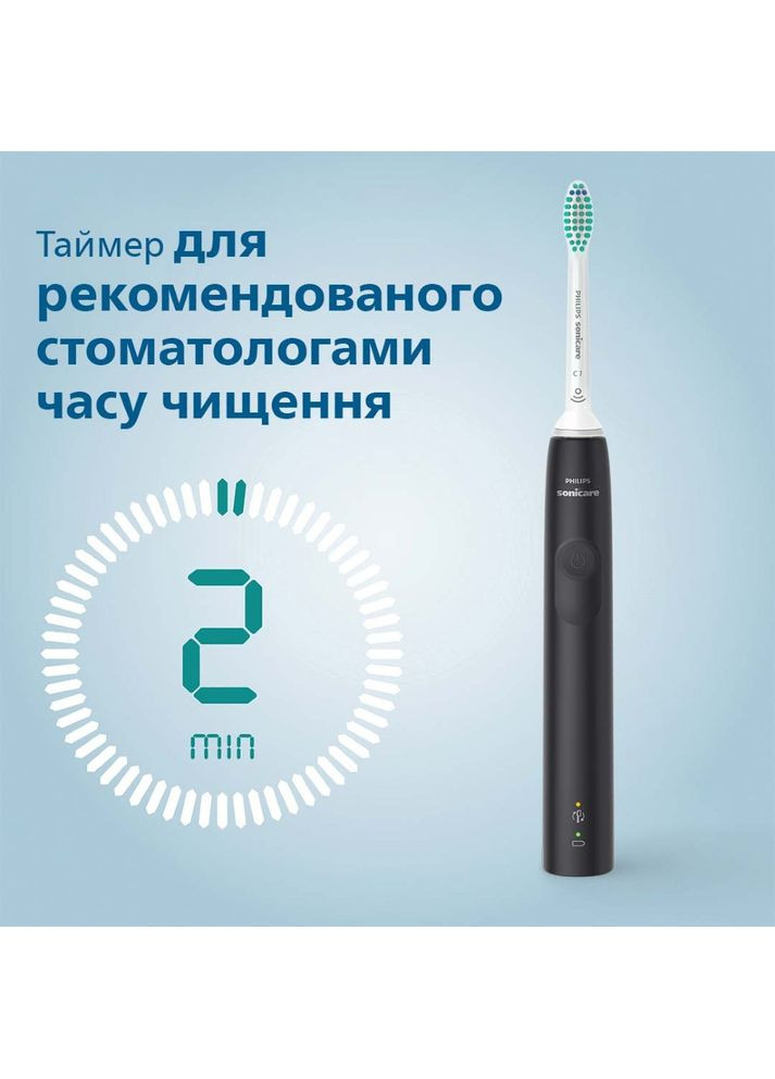 Електрична зубна щітка Sonicare HX3671/14 Gemini 3100 Philips (306581467)