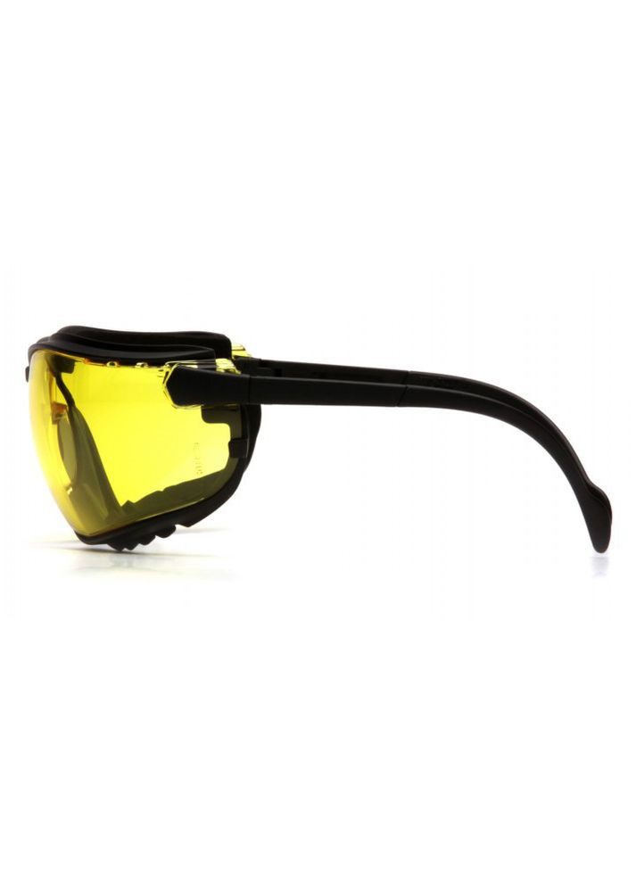 Очки защитные с уплотнителем V2G+RX (amber) Anti-Fog, желтые очки с диоптрической вставкой в комплекте Pyramex (370271251)