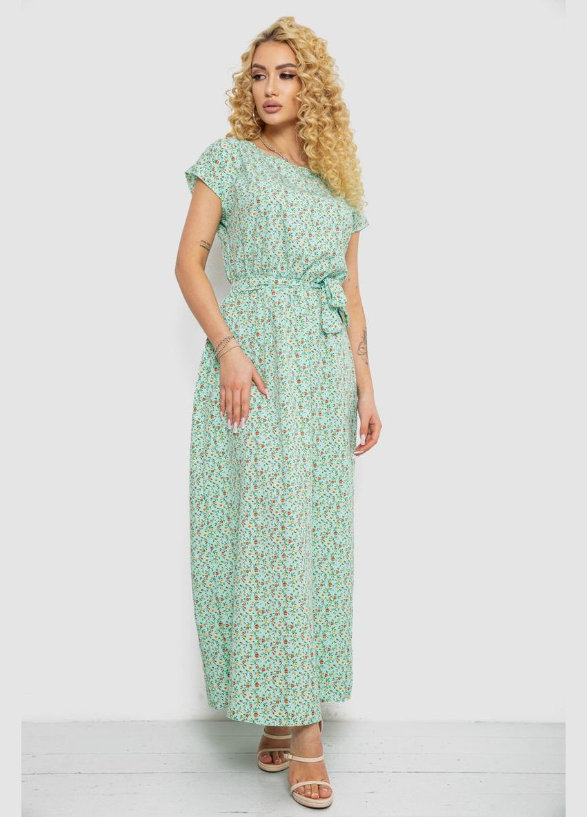 М'ятна кежуал сукня з принтом софт Ager