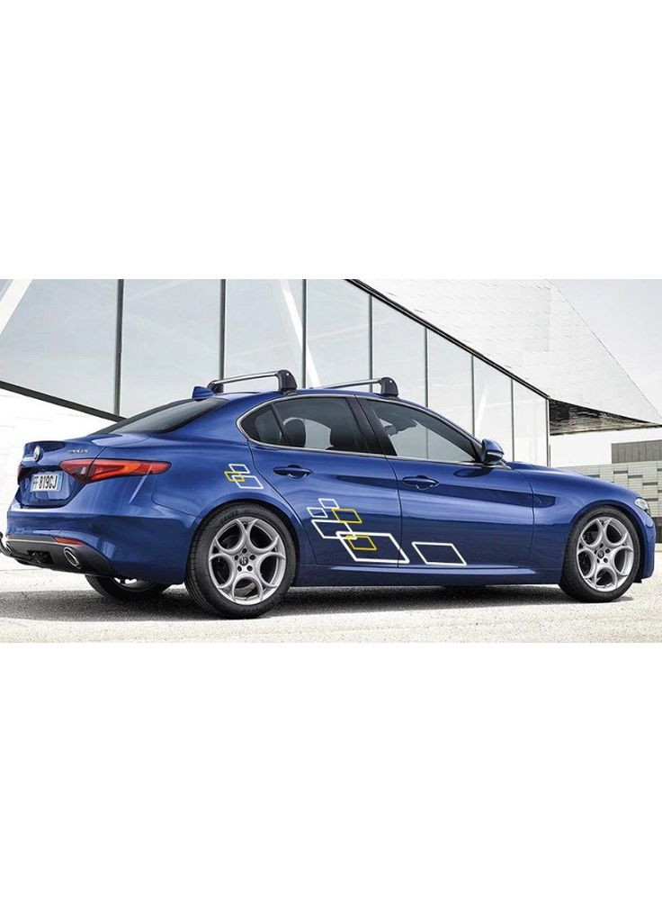 Полосы наклейки на авто 3D TUNING STUDIO Квадратики 1000х380х0.14мм=2штуки No Brand (362500217)