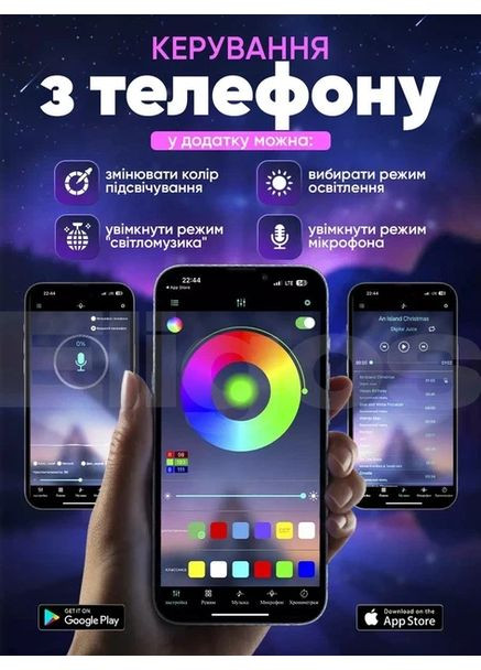 Світлодіодна клейка LED стрічка RGB 5050 10 метрів з пультом USB 5V Bluetooth Shenzhen (372005246)