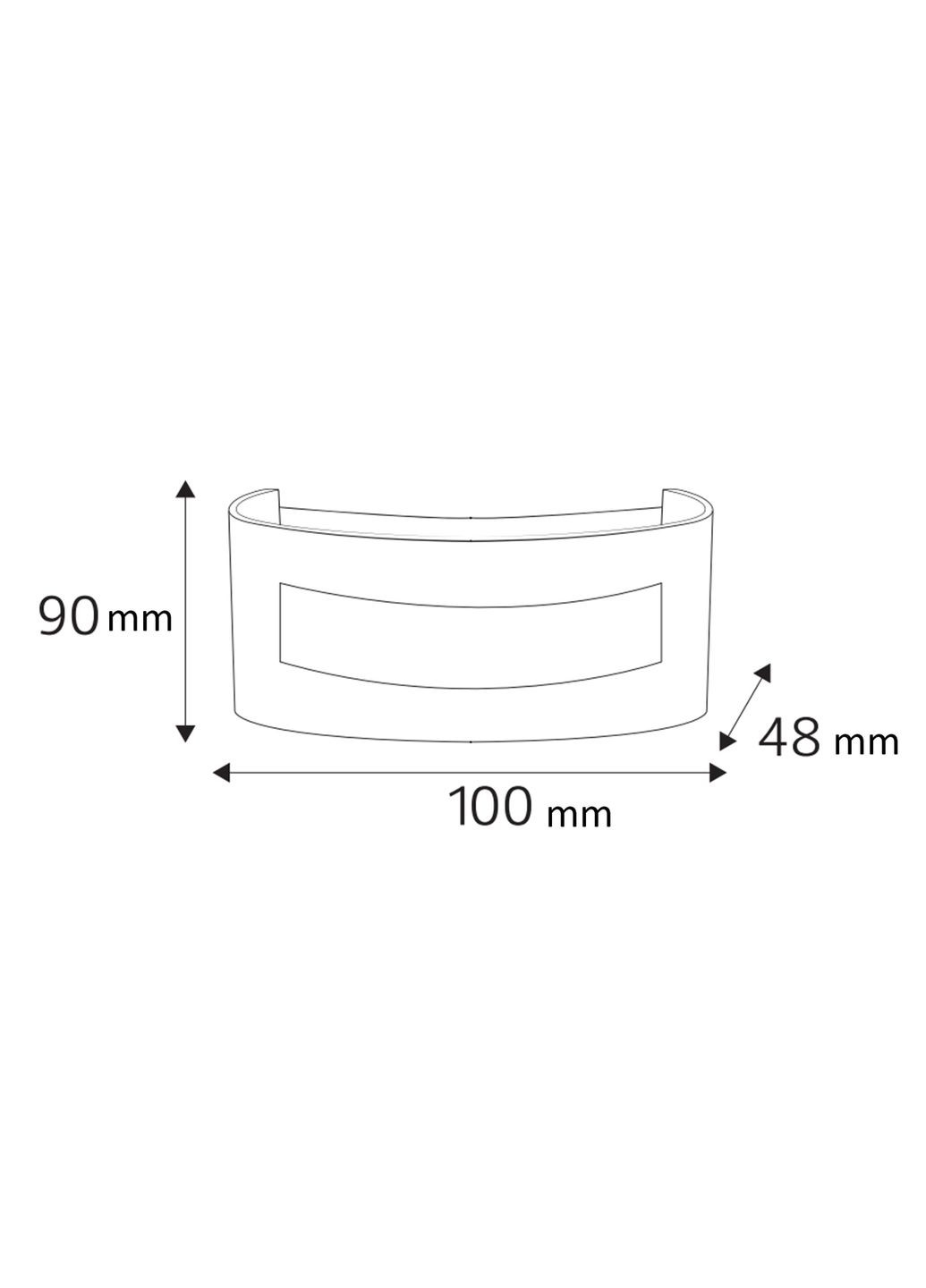 Світильник світлодіодний фасадний NEUTRON-5 5W настінний Horoz Electric (346088609)