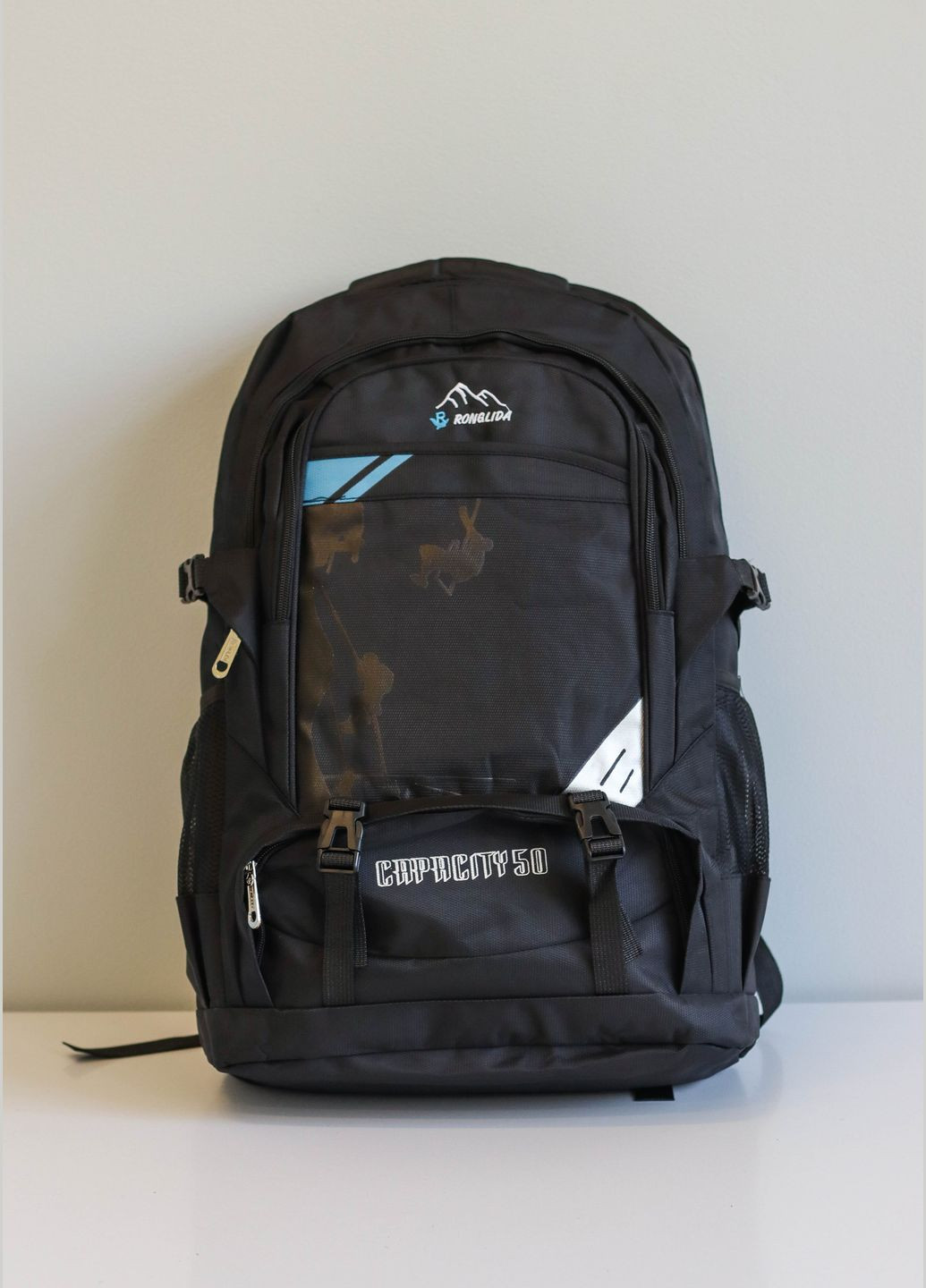 Туристический рюкзак, 50L (Разные цвета) ЧерноСиний No Brand (290187529)