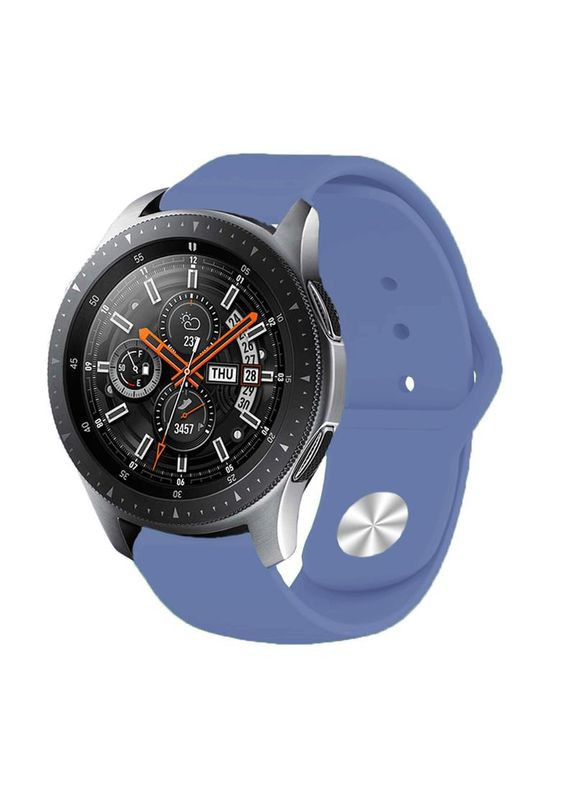 Силіконовий ремінець для Samsung Galaxy Watch 46mm/Watch 3 45mm/Gear S3 Classic/Gear S3 Frontier Lilac (706312) BeCover (341487780)