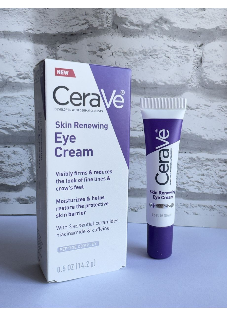 Крем для ніжної шкіри навколо очей Skin Renewing Eye Cream 14 g. CeraVe (369569438)