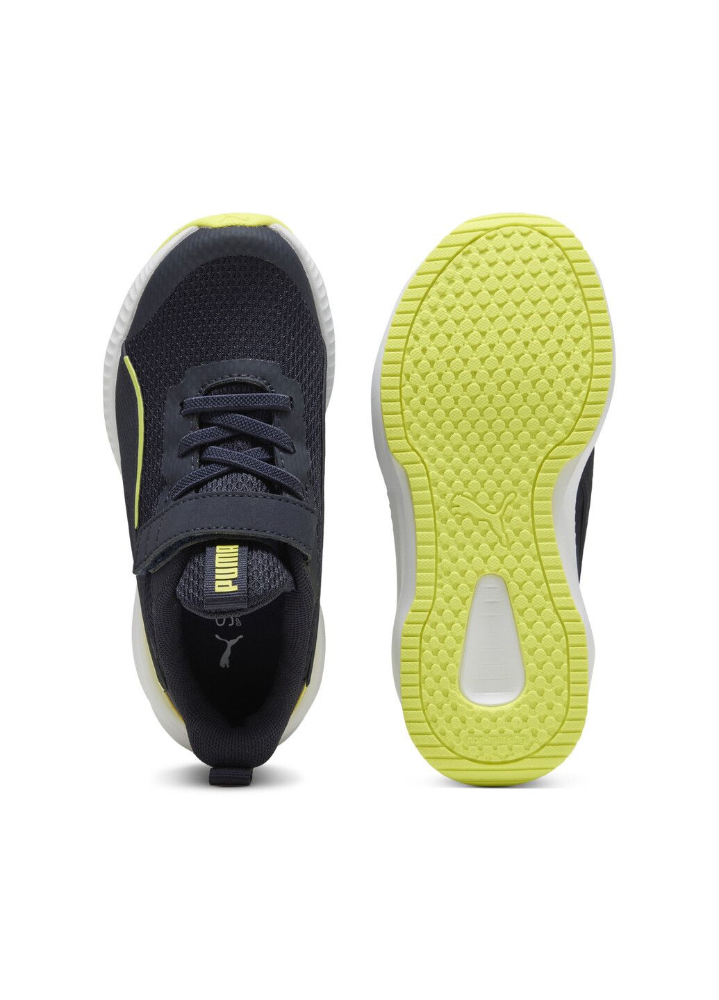 Синій всесезонні дитячі кросівки flyer 3 running shoes kids Puma