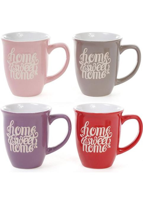 Кружка керамическая "Home sweet home" 370мл Bona (372176213)