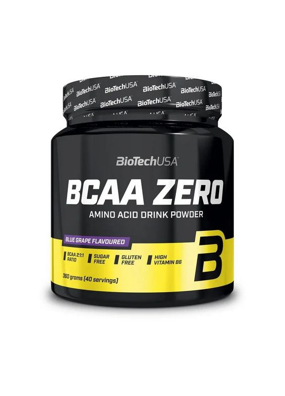 БЦАА BCAA Zero, синий виноград, 360 г Biotech (361118017)