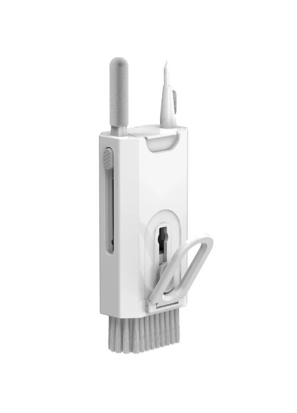 Мультитул 8в1 для чищення смартфона, клавіатури, навушників – набір зі щітками, пінцетом, гелем No Brand (340476973)