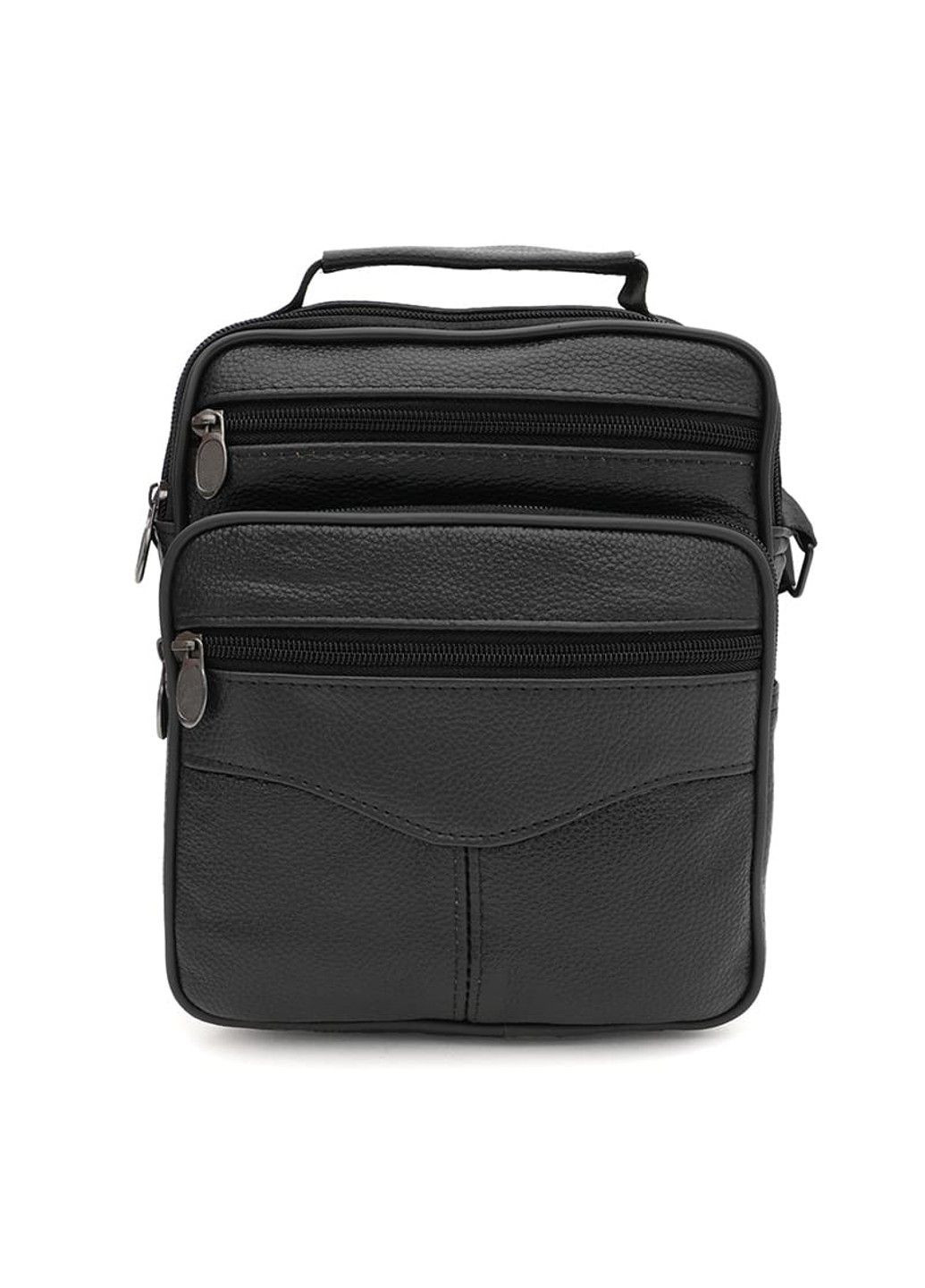 Мужская кожаная сумка K16681-2bl-black Borsa Leather (315688156)