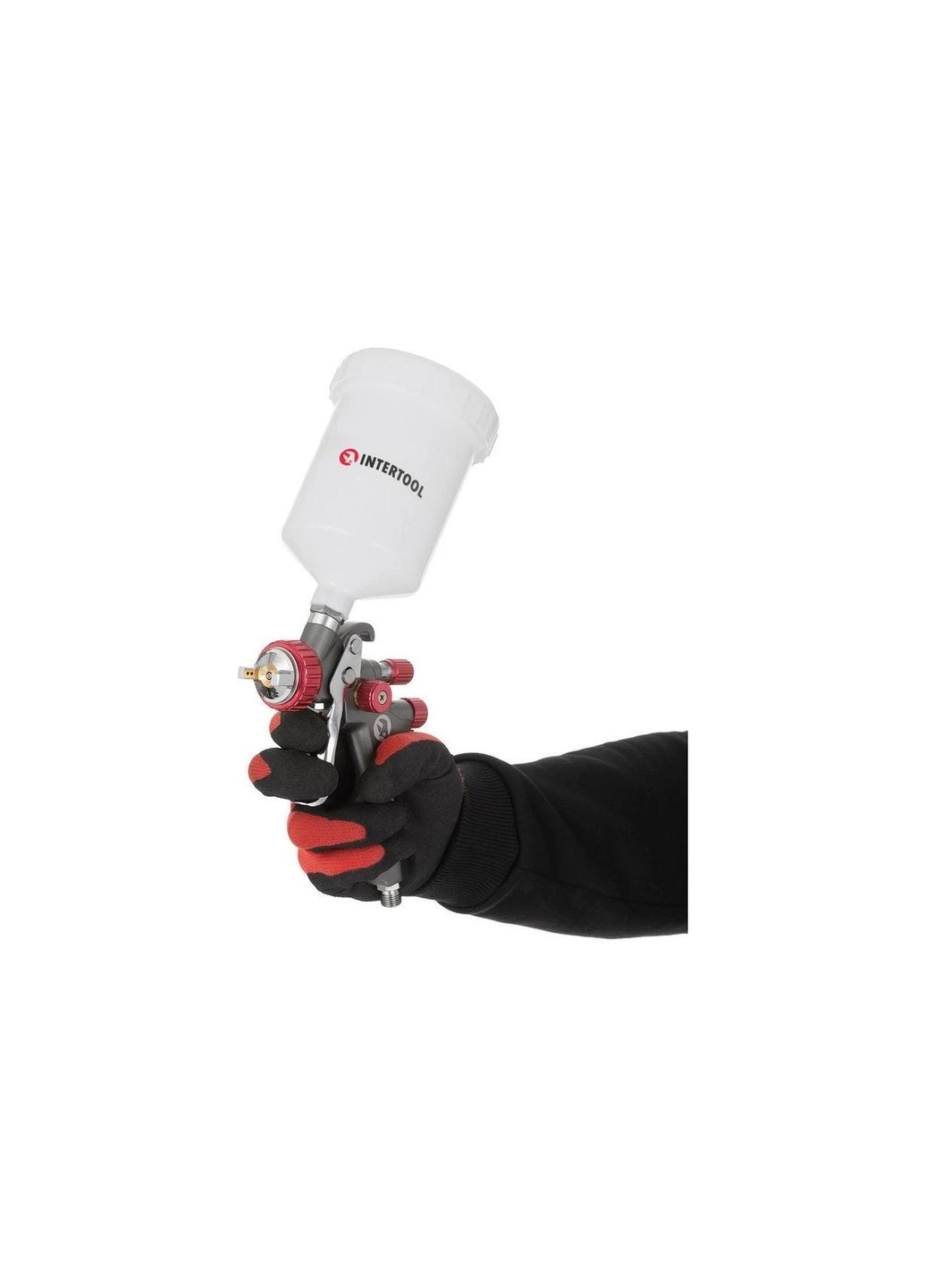 Краскопульт пневматический LVLP PT-0148 600 мл x 1.8 мм ВБ Storm Intertool (388547471)