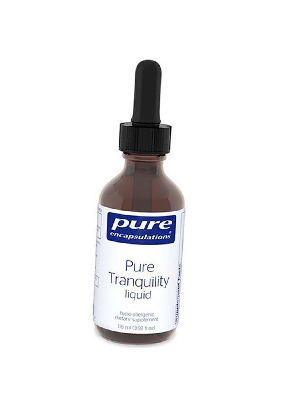 Гліцин ГАМК та теанін від стресу Pure Tranquility Liquid 116 мл Pure Encapsulations (285794020)