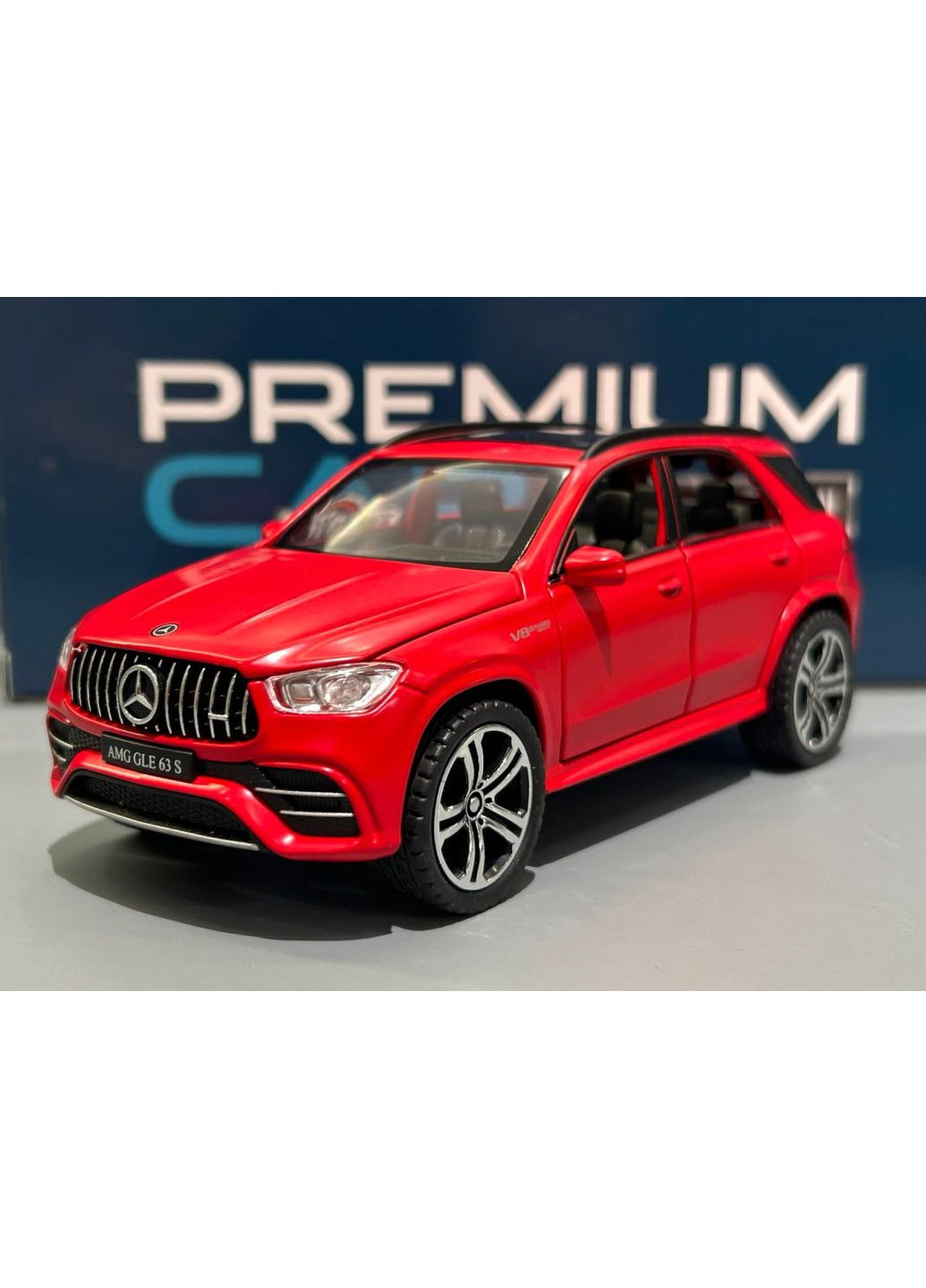 Машинка Автосвіт Mercedes GLE 1:32 відчиняються двері капот багажник звук підсвічування Червона (AP-1809) No Brand (366969789)