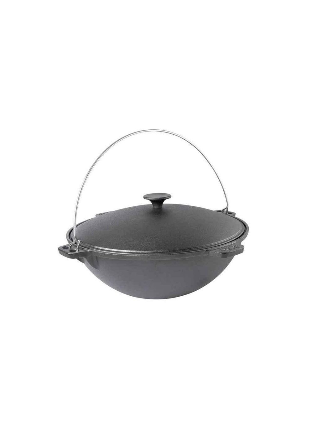 Казан чавунний 6л татарський з чавунною кришкою 0906 ТМ BIOL Биол (304640866)