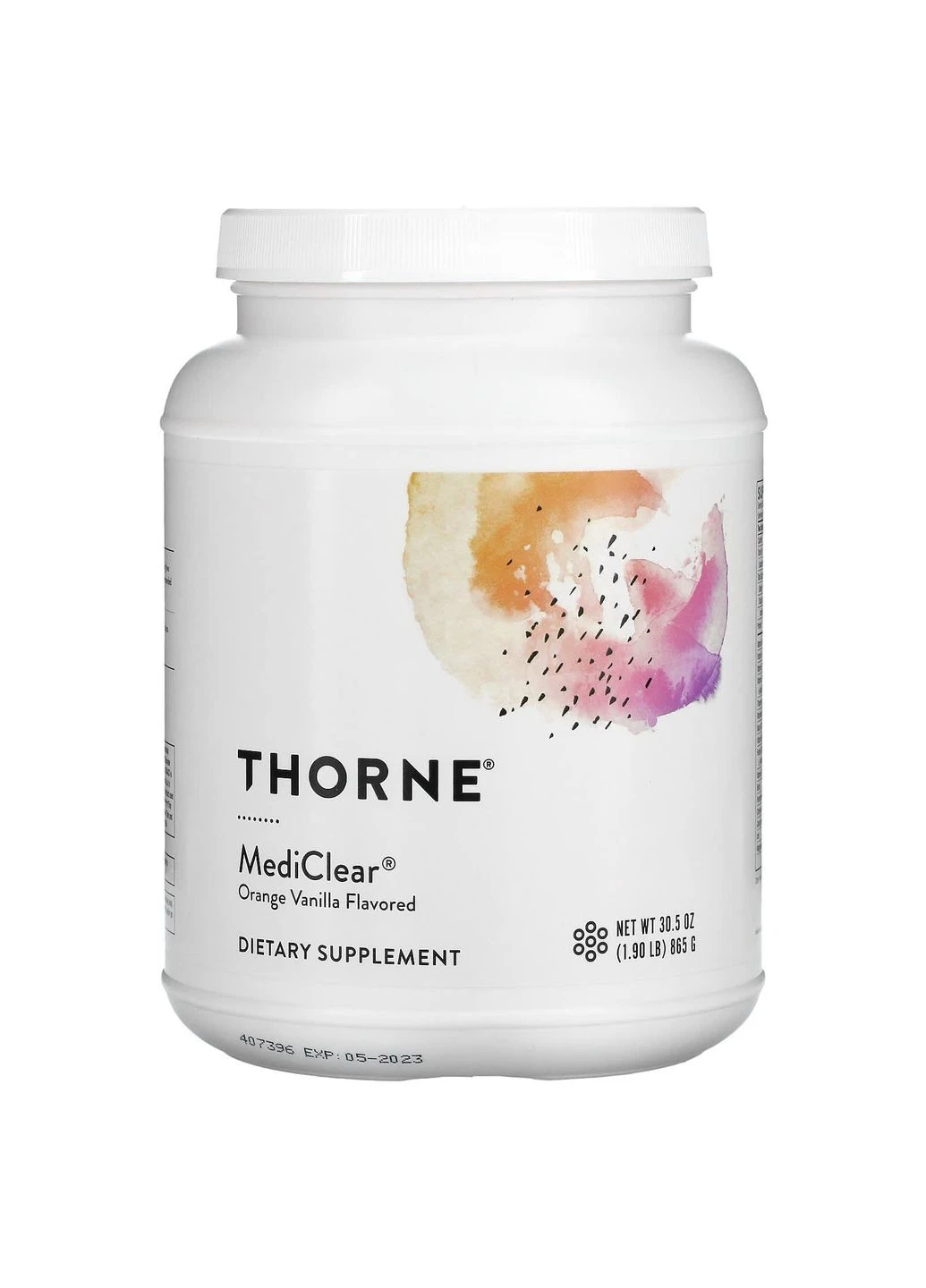Підтримка печінки, MediClear, Thorne, апельсин-ваніль, 865 г Thorne Research (322066157)