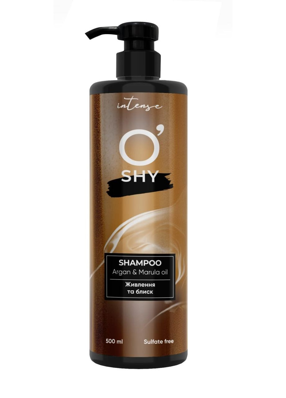 Intense Шампунь ARGAN & MARULA OIL, 500 мл O'shy (314941435)