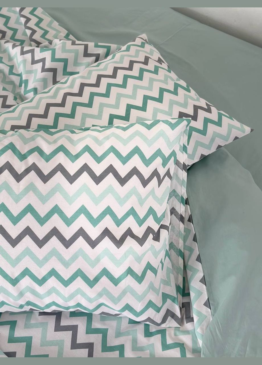 Комплект постельного белья евро Ранфорс 00036 Freshery 0003625 No Brand (351869684)