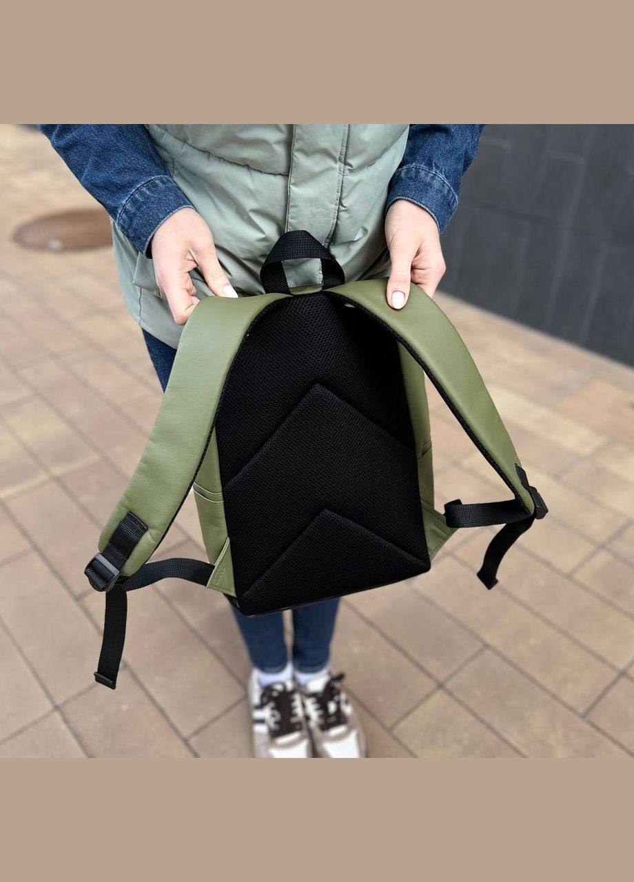 Зелений рюкзак портфель невеликий Town style mini 4.0 No Brand (290011631)