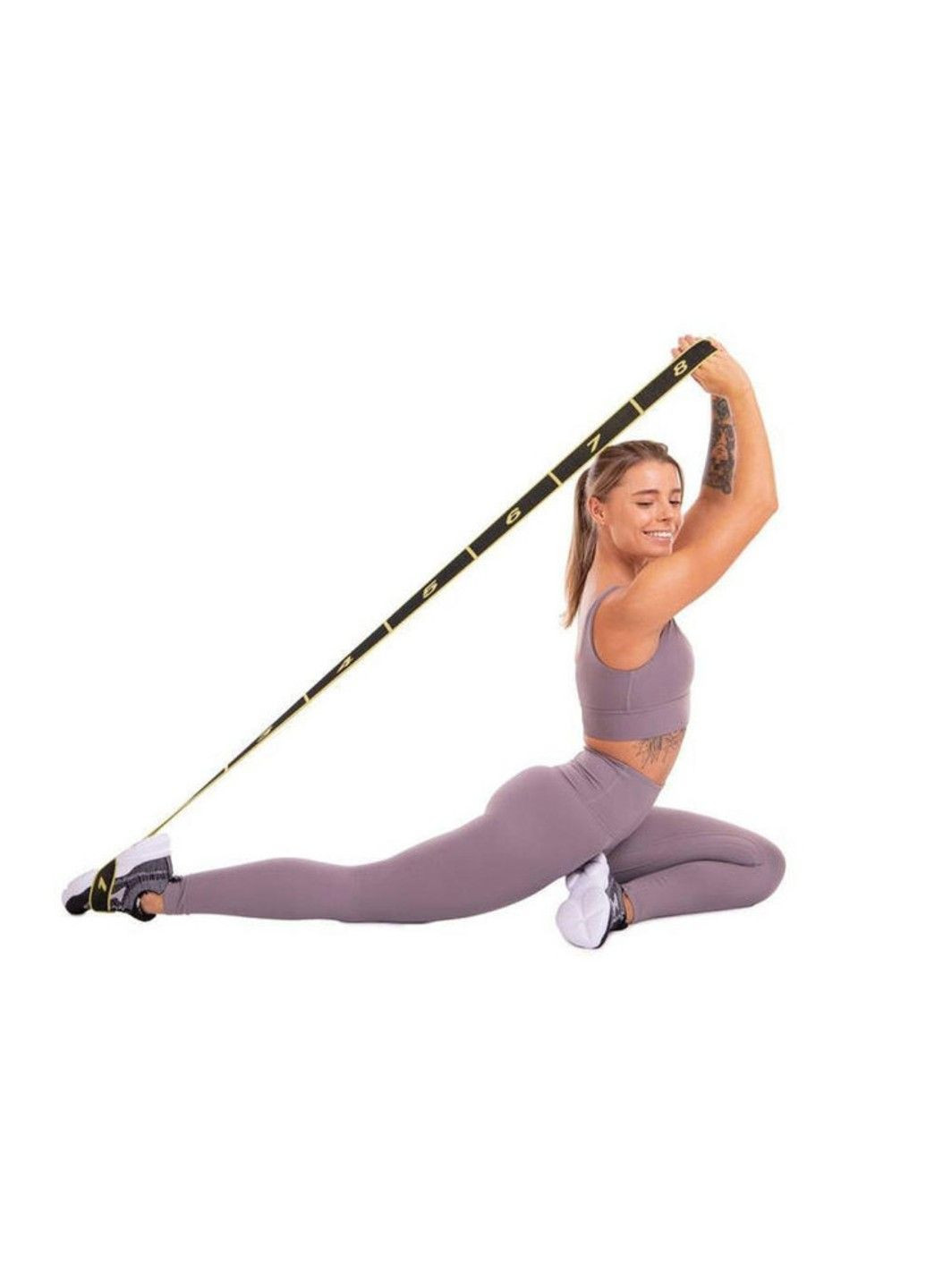 Еспандер стрічка з петлями EF-1683-Y Yellow EasyFit (295547975)