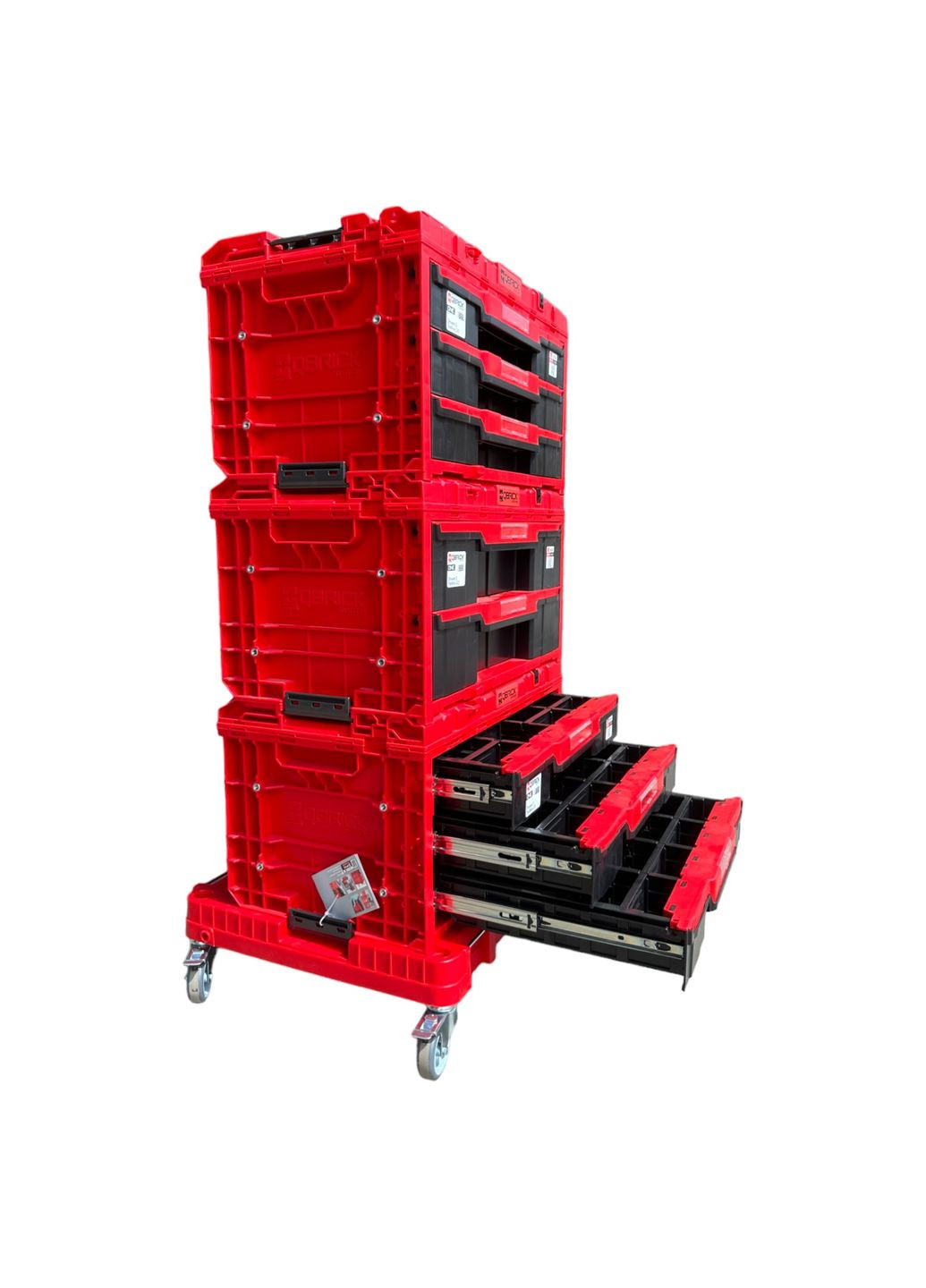 Комплект інструментальних ящиків System ONE Drawer Workshop Set 1 red 2.0 Qbrick (360396913)