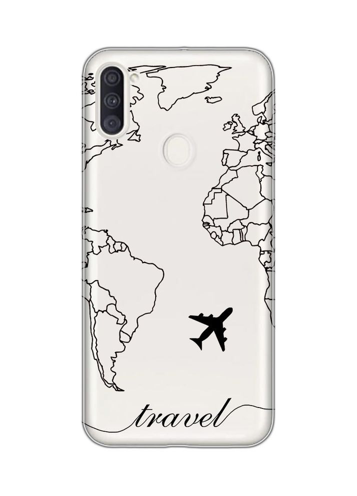 Чехол на Samsung Galaxy A11:: Карта. Контур (принт 330) Creative (360698641)