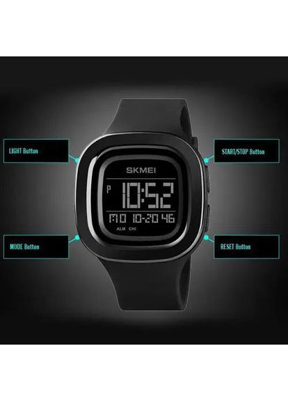 Тактические военные часы для ВСУ 1580BKBK, Водонепроницаемые VJ-171 мужские часы Skmei (337342345)