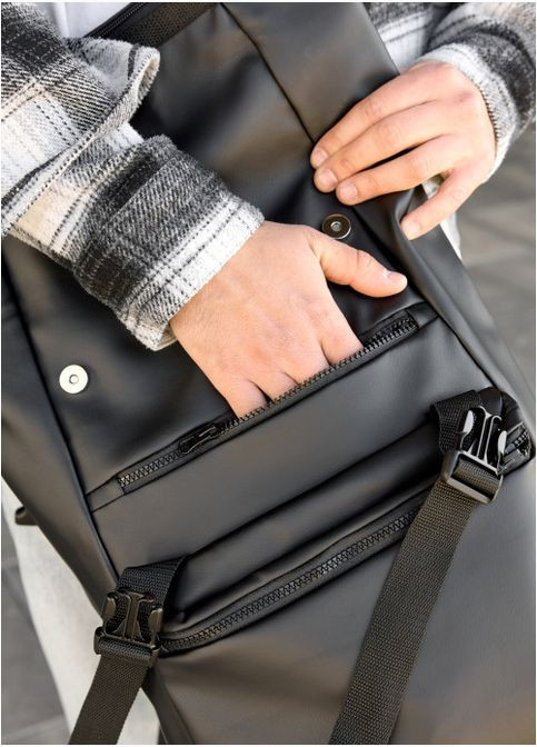 Рюкзак RollTop 0SHn черный (R-24238001m-VS) Sambag (302450106)