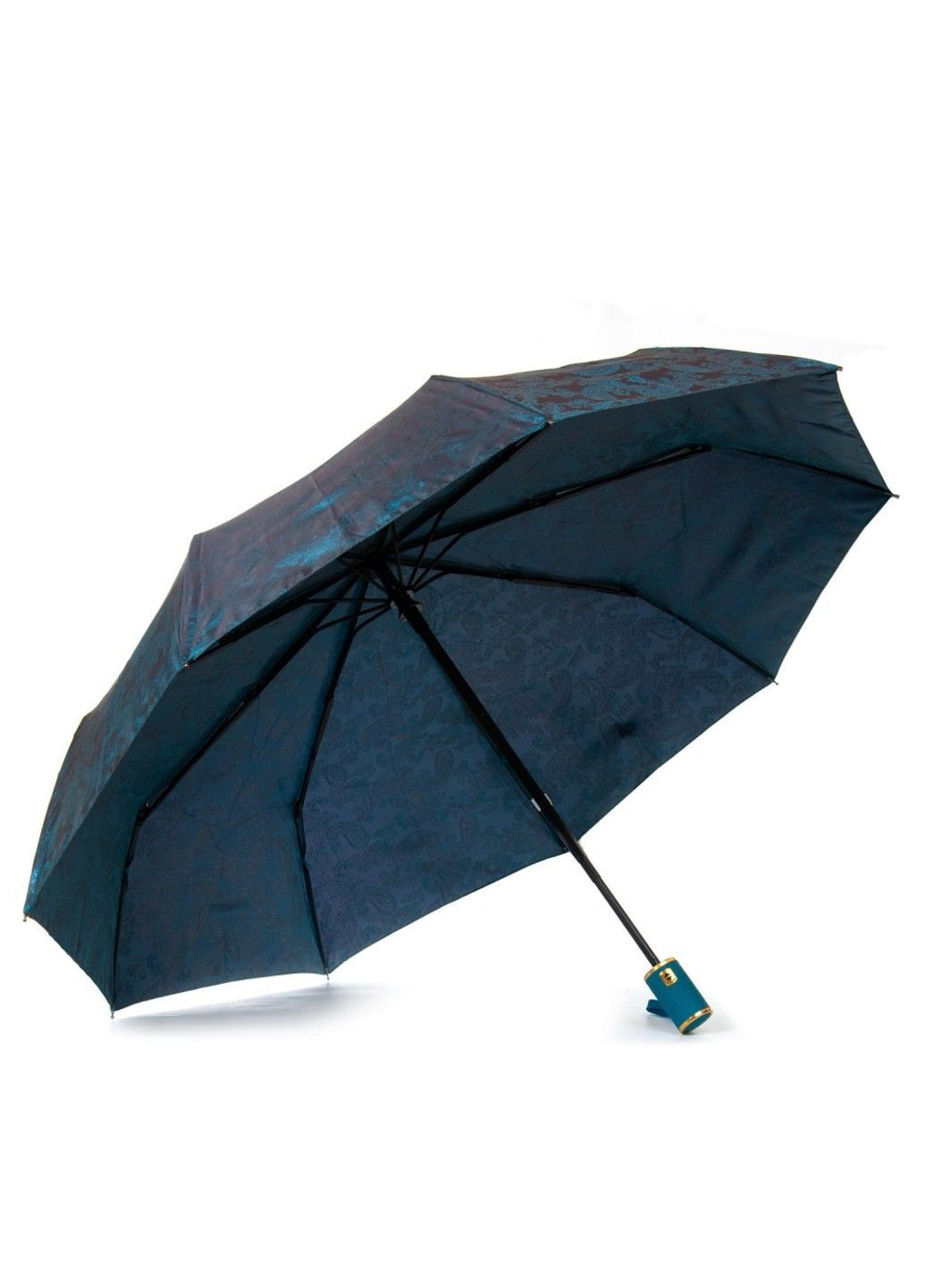 Зелёный женский зонт автомат жаккард 3086-2 Susino средний (313031781)